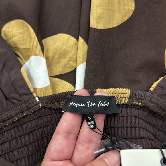 Jacquie The Label TAKE MY HAND FLORAL MINI DRESS Size Small NWT - Picture 9 of 10